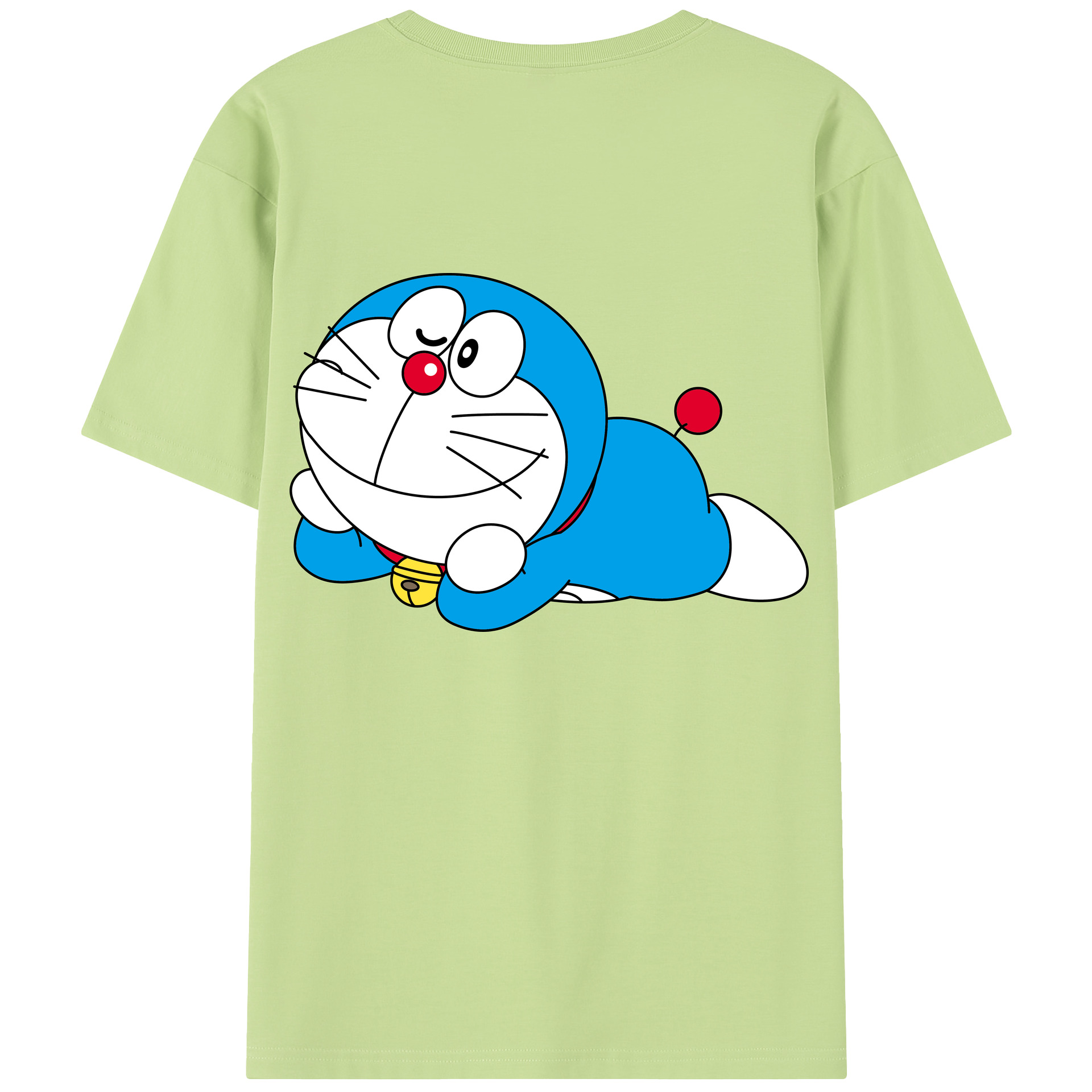 （画像用） ドラえもん Doraemon 綿100％半袖Tシャツ（背面プリント）
